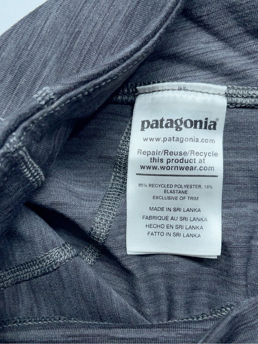 Patagonia Centered Crop Leggings Womens Size XS Heather Gray 26” Inseam - Picture 12 of 13
